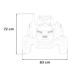 Traktor grow 1804 czerwony z pilotem 2,4 ghz dla dzieci