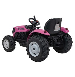 Pojazd traktor grow 1804 różowy dla dzieci