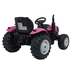 Pojazd traktor grow 1804 różowy dla dzieci