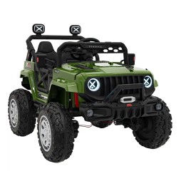 Green Off-Road Vehicle for Kids with Remote Control