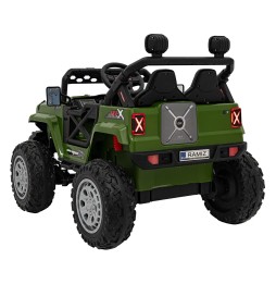 Green Off-Road Vehicle for Kids with Remote Control