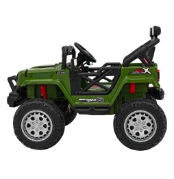 Green Off-Road Vehicle for Kids with Remote Control