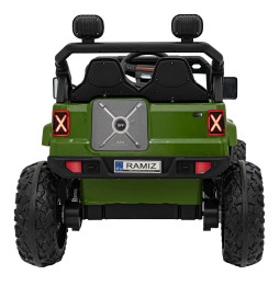 Green Off-Road Vehicle for Kids with Remote Control