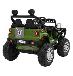 Green Off-Road Vehicle for Kids with Remote Control