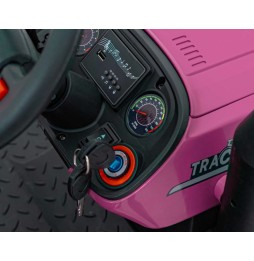 GROW 1804 Pink Tractor Vehicle for Kids