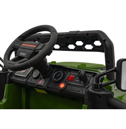 Green Off-Road Vehicle for Kids with Remote Control