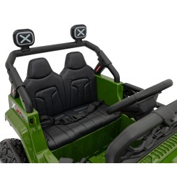 Green Off-Road Vehicle for Kids with Remote Control