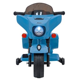 Vehicul chopper indian albastru cu motor de 35W