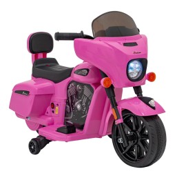 Vehicul chopper roz INDIAN pentru copii - 35W