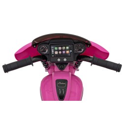 Vehicul chopper roz INDIAN pentru copii - 35W