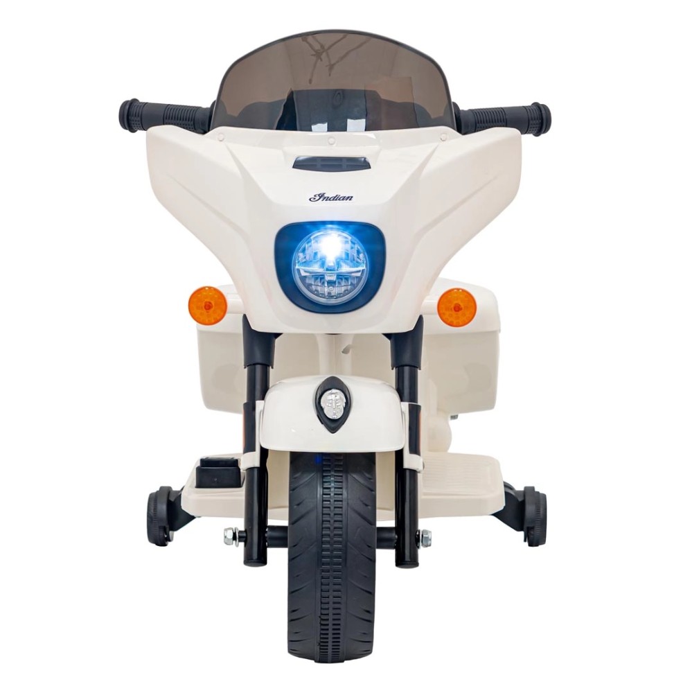 White INDIAN Chopper Vehicle for Kids