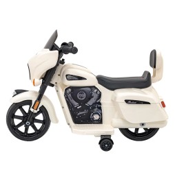 Vehicul Chopper INDIAN Alb pentru copii