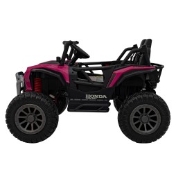 Vehicul off-road honda talon 4x4 roz pentru copii