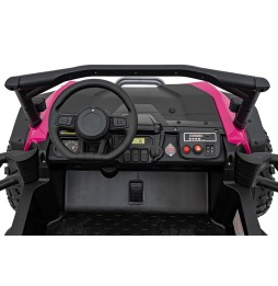 Vehicul off-road honda talon 4x4 roz pentru copii