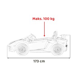 Lamborghini Aventador SV Electric Car for 2 Kids