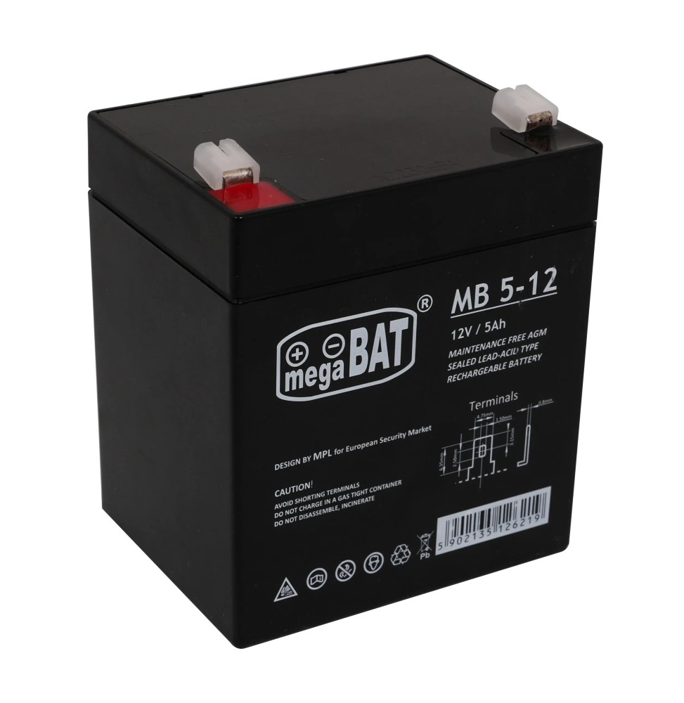 12V/5AH Vehicle Battery - Spare Parts