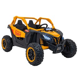 Buggy SR SUPER 66 pentru copii - galben, jucărie electrică