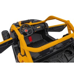 Buggy SR SUPER 66 pentru copii - galben, jucărie electrică