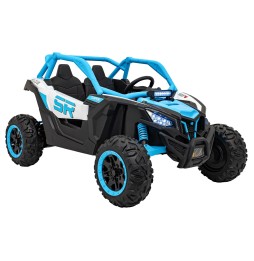 Buggy albastru sr super 66 pentru copii cu telecomandă