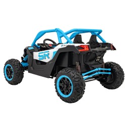 Buggy albastru sr super 66 pentru copii cu telecomandă