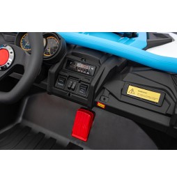 Buggy albastru sr super 66 pentru copii cu telecomandă