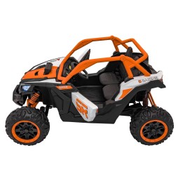 Buggy SR SUPER 66 pomarańczowy z pilotem i oświetleniem LED