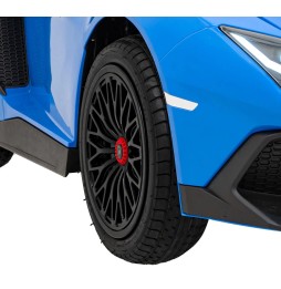 Lamborghini Aventador SV cu acumulator pentru copii albastru