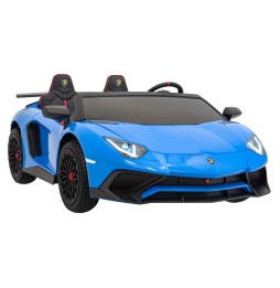 Lamborghini Aventador SV cu acumulator pentru copii albastru