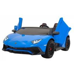 Lamborghini Aventador SV cu acumulator pentru copii albastru