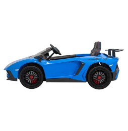 Lamborghini Aventador SV cu acumulator pentru copii albastru