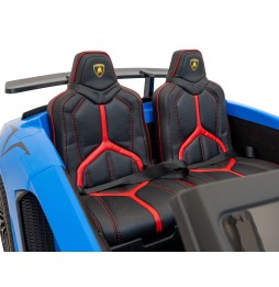 Lamborghini Aventador SV cu acumulator pentru copii albastru