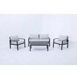 Aluminiowe meble ogrodowe sofa fotele stolik