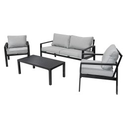 Aluminiowe meble ogrodowe sofa fotele stolik