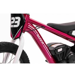 BAIGOR 23 PRO Pink Motorcycle for Kids