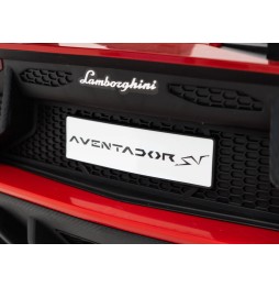 Lamborghini Aventador SV dla dzieci - czerwony