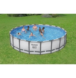 Piscină cu cadru 20ft 610x132 cm steelpro bestway