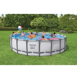 Piscină cu cadru 20ft 610x132 cm steelpro bestway