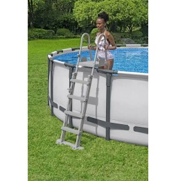 Piscină cu cadru 20ft 610x132 cm steelpro bestway