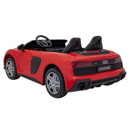 Pojazd audi spyder r8 lift czerwony dla dzieci