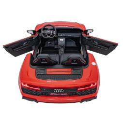 Pojazd audi spyder r8 lift czerwony dla dzieci