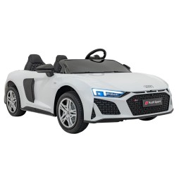 Audi Spyder R8 LIFT - vehicul alb pentru copii