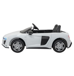 Audi Spyder R8 LIFT - vehicul alb pentru copii