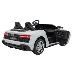 Audi Spyder R8 LIFT - biały pojazd dla dzieci