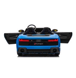 Pojazd audi spyder r8 lift niebieski dla dzieci