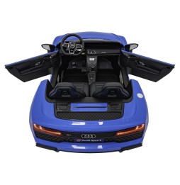 Pojazd audi spyder r8 lift niebieski dla dzieci