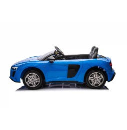 Pojazd audi spyder r8 lift niebieski dla dzieci