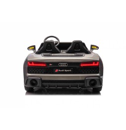 Audi spyder r8 lift szary pojazd dla dzieci