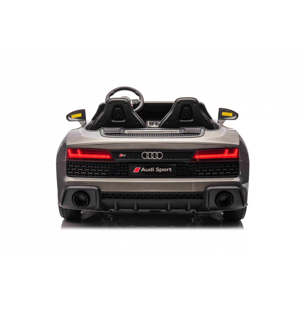 Audi spyder r8 lift szary pojazd dla dzieci