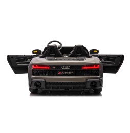 Audi spyder r8 lift szary pojazd dla dzieci