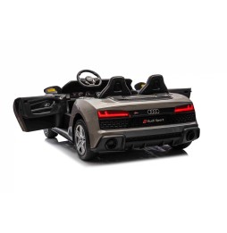 Audi spyder r8 lift szary pojazd dla dzieci